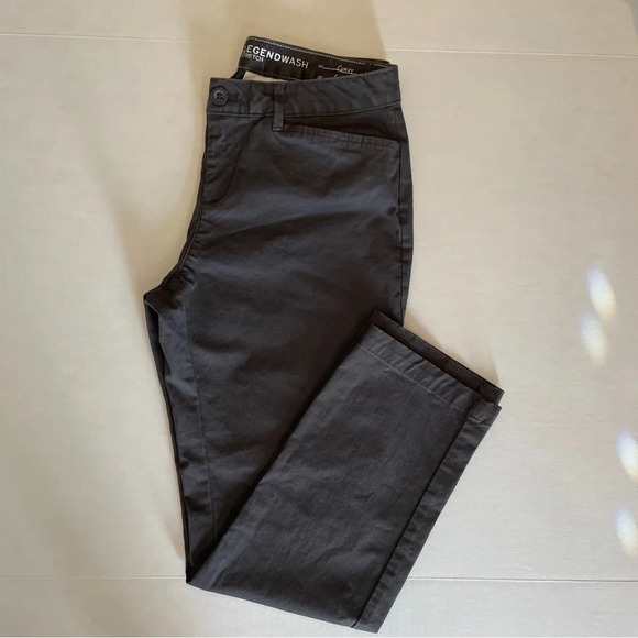 Eddie Bauer Dark Gray Curvy Straight Pants Women’s Size 6 - Picture 1 of 7